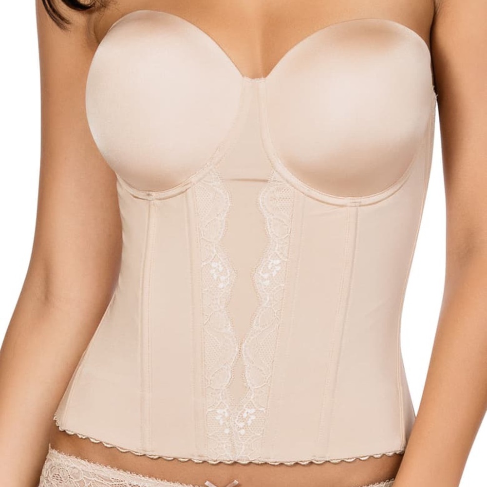 Low back bustier